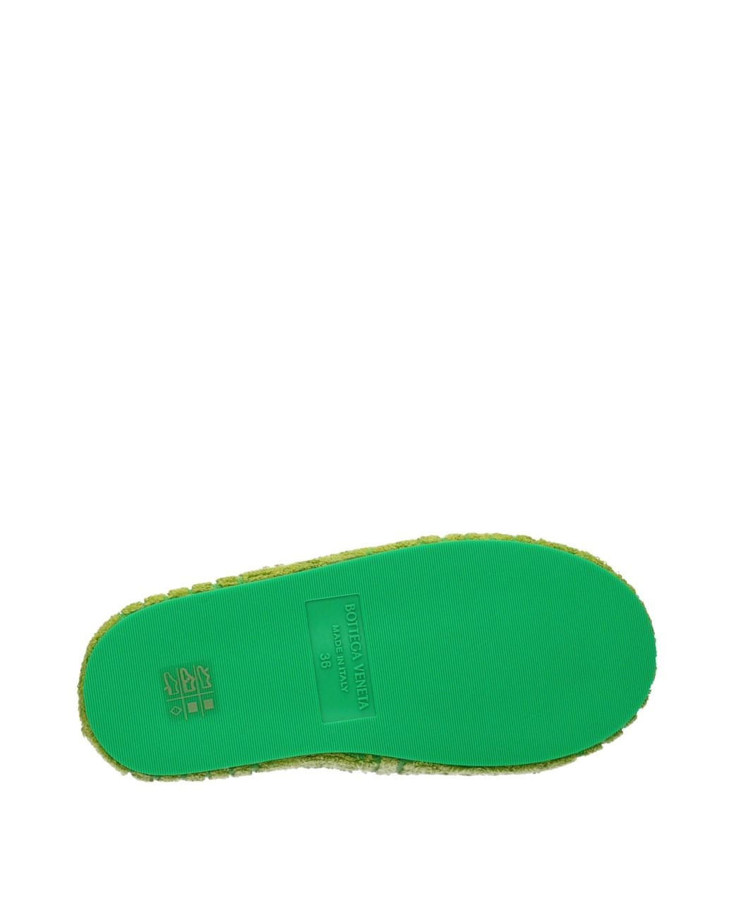 Bottega Veneta Green Fabric Slippers And Clogs/Parakeet