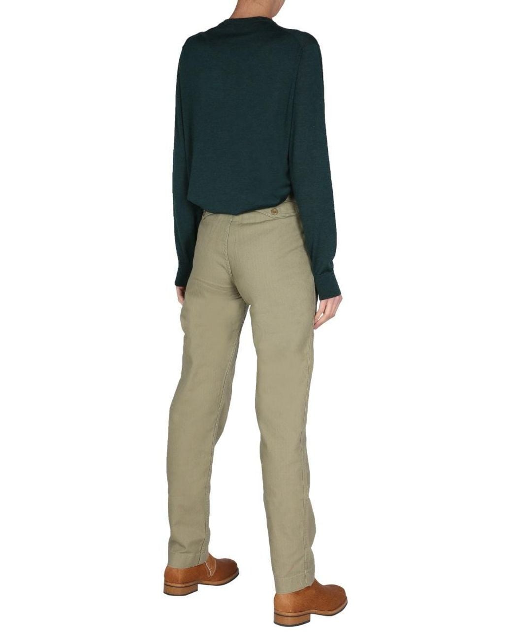 Nigel Cabourn Green Regular Fit Jeans for men