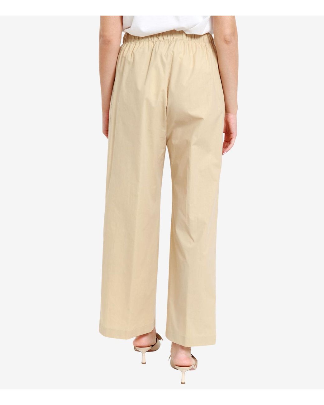 Erika Cavallini Semi Couture Natural Trousers