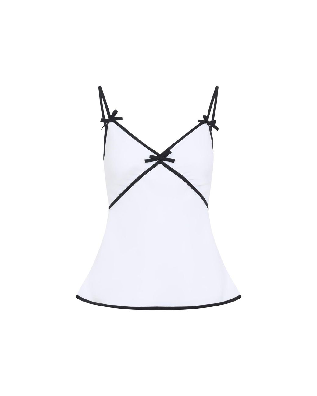 Moschino White Bow Top