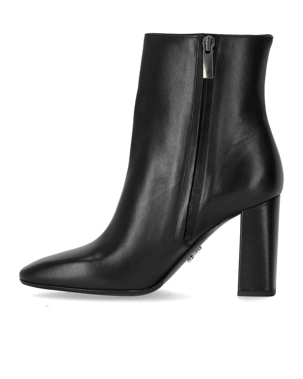 Sergio Levantesi Black Tessa Heeled Ankle Boot