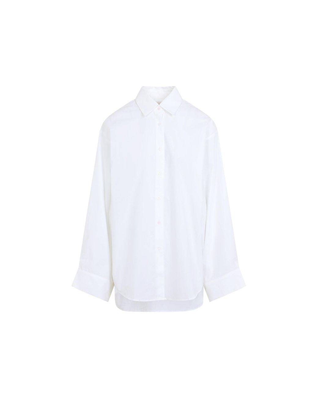 Frankie Shop White Tilda Wiof Sleeve Shirt
