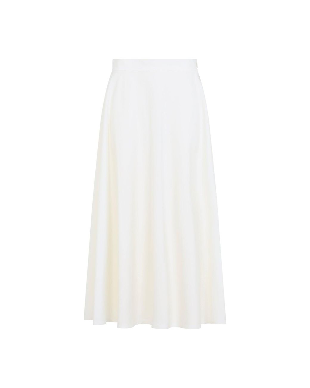 Ralph Lauren White Lux Skirt