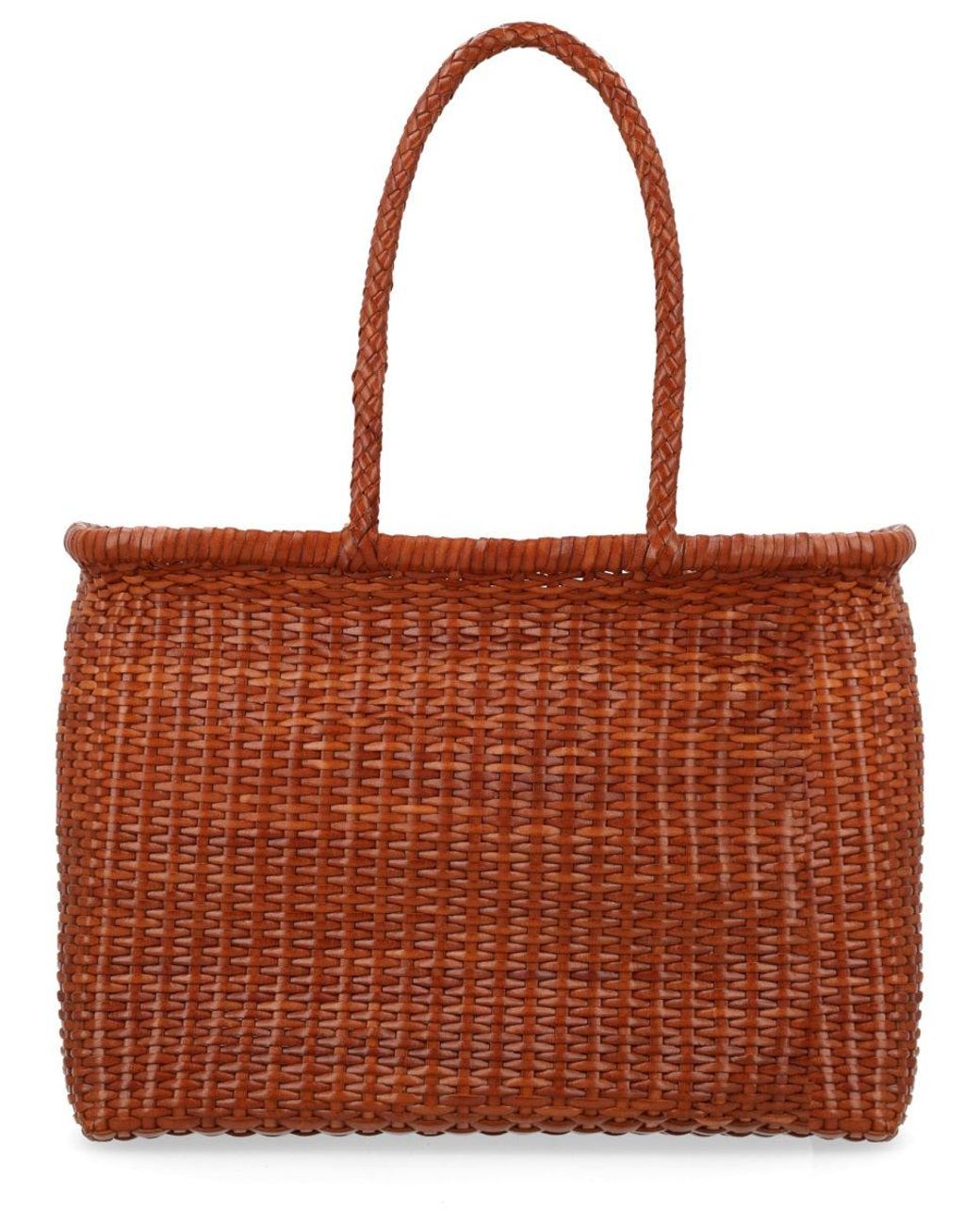 Dragon Diffusion Brown Borsa "B Weave" Large