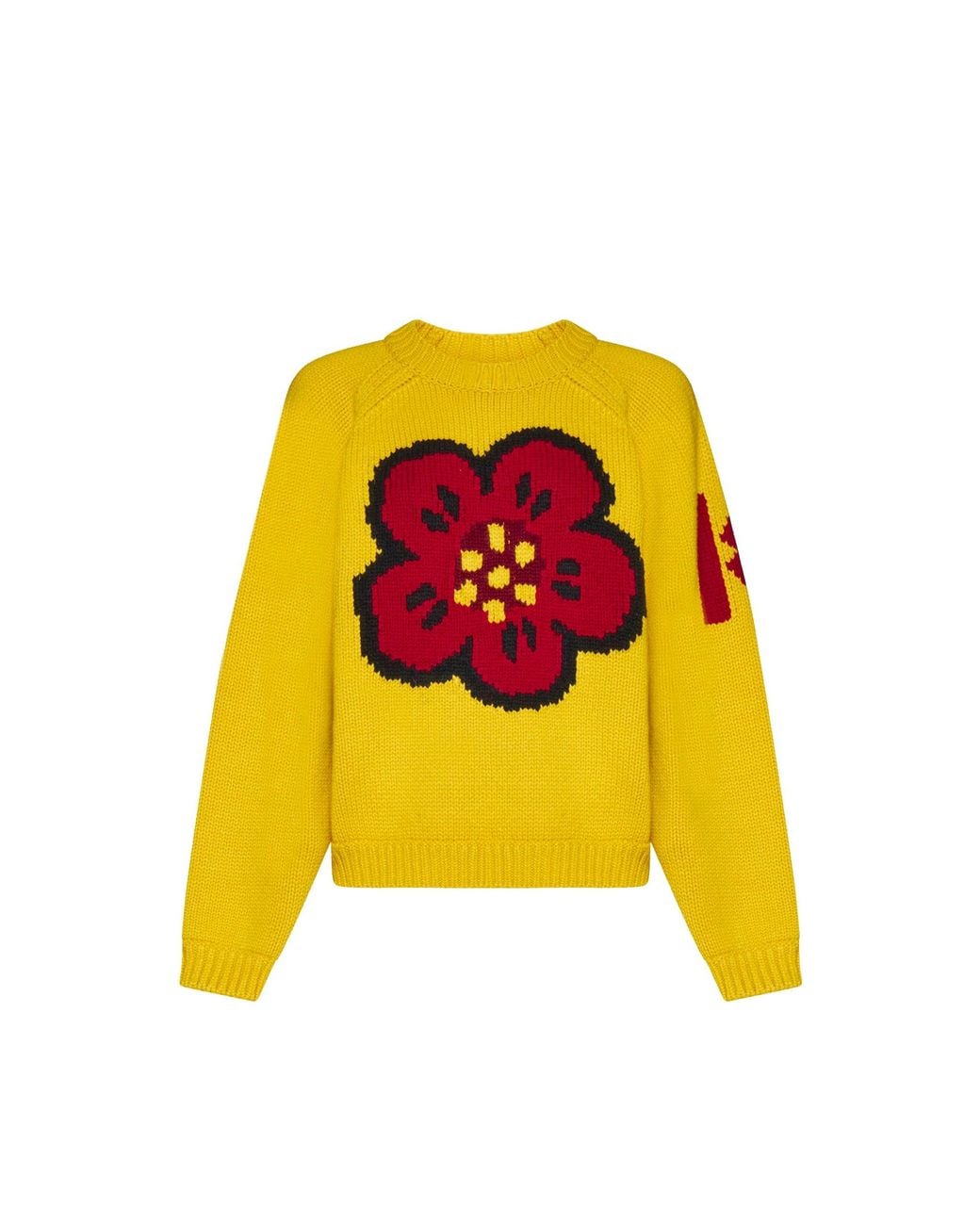 KENZO Yellow Cozy Cotton Pullover For
