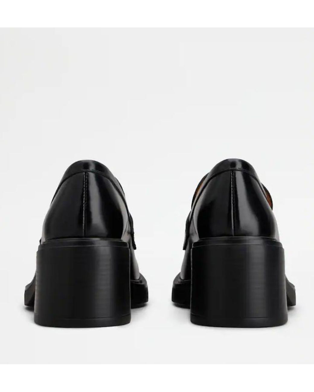 Tod's Black Leder-Loafer