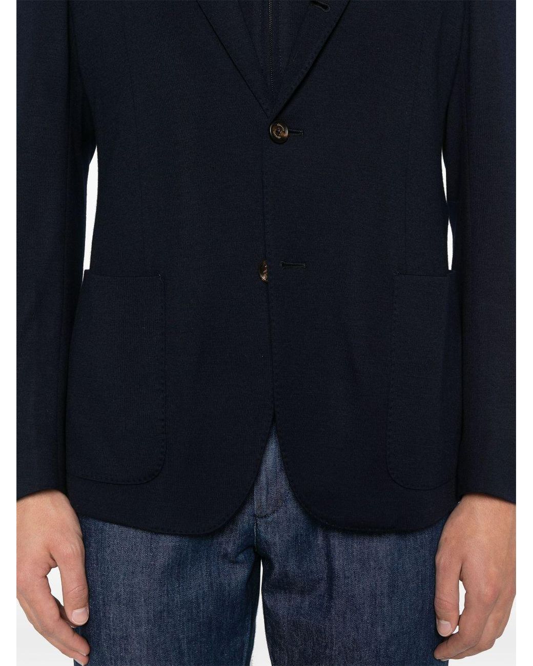 Blazer A Capas Eleventy de color Blue