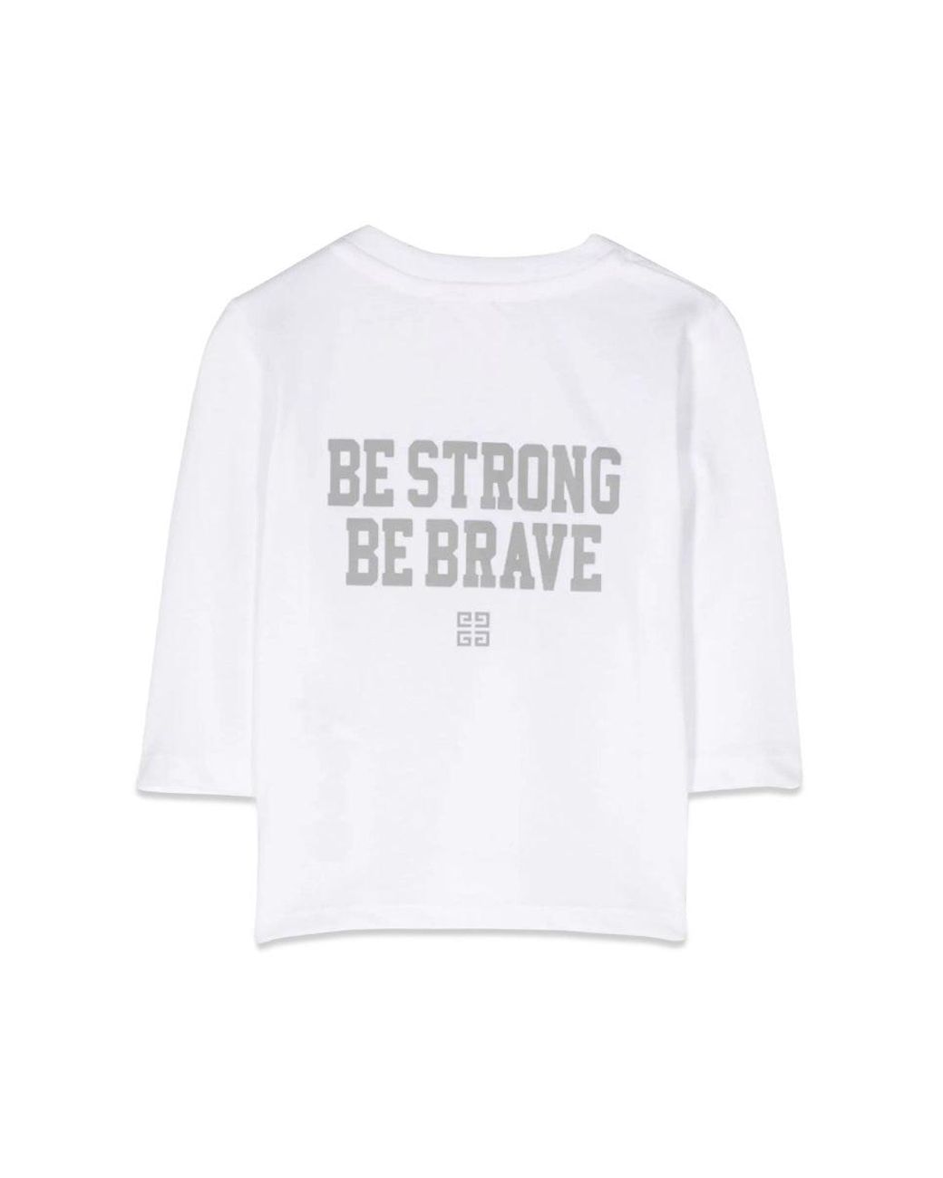 Givenchy White Ml Logo Sentence T Shirt