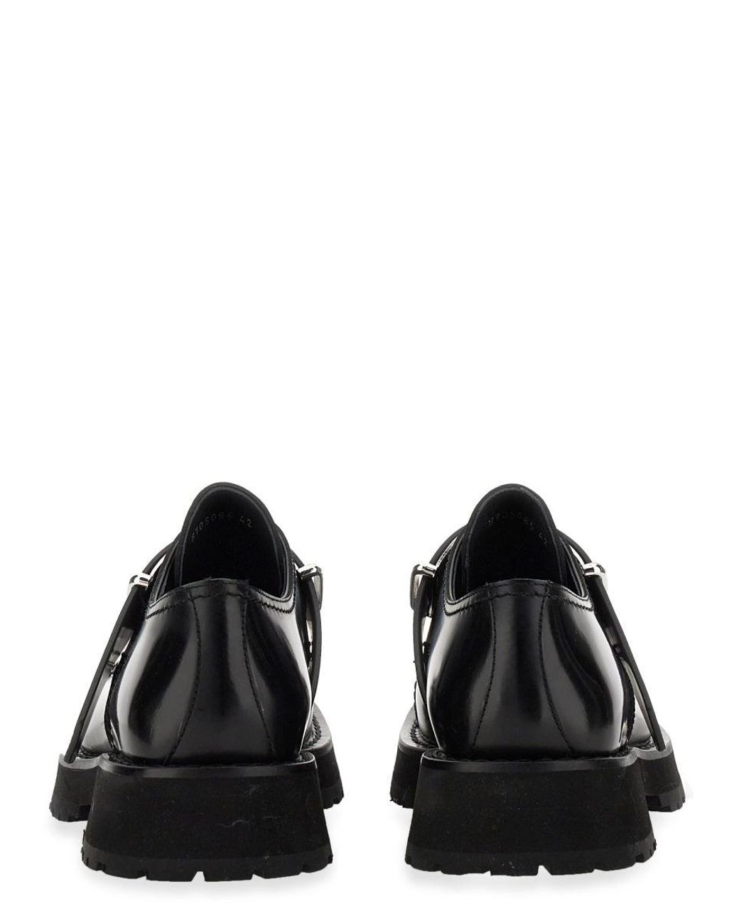 McQueen Black Alexander Mc Queen Studded Derby Loafer