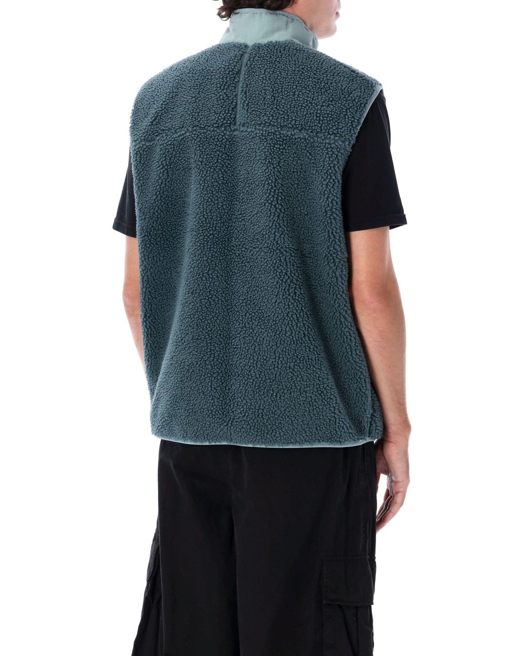Patagonia Blue Classic Retro-X Mini Fleece Vest For (Full-Zip) for men