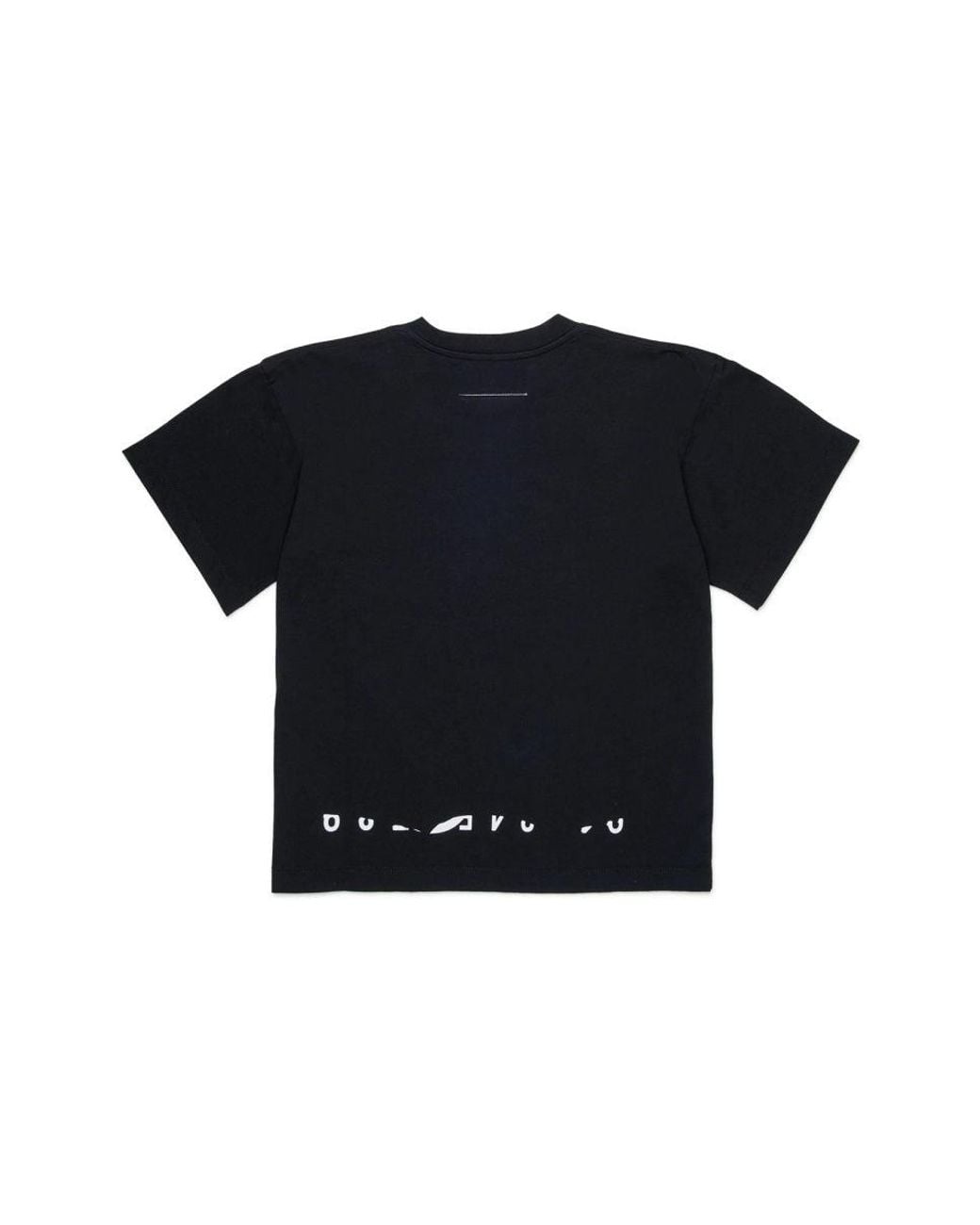MM6 by Maison Margiela Black T Shirt With Logo