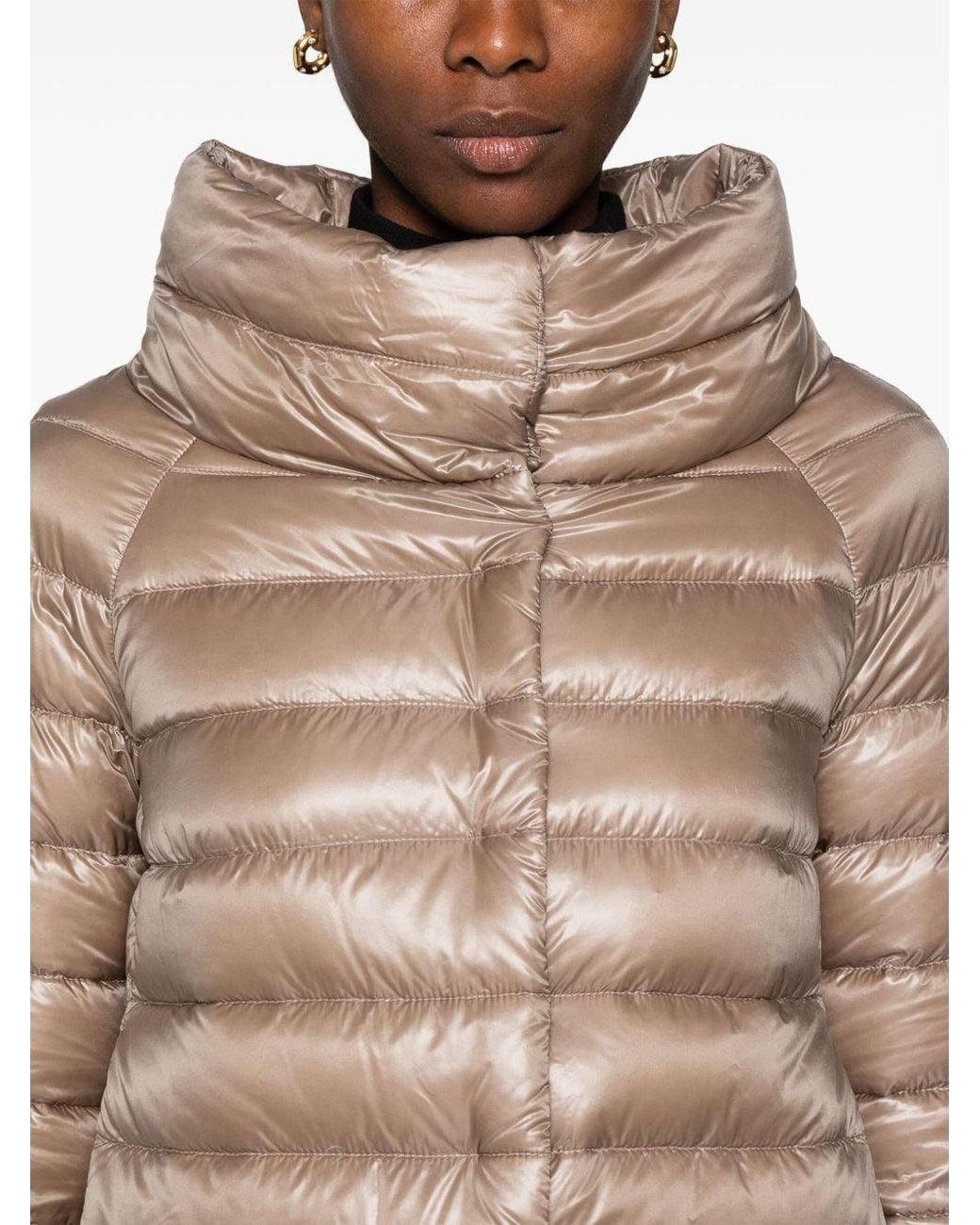 Herno Brown Sofia Short Down Jacket