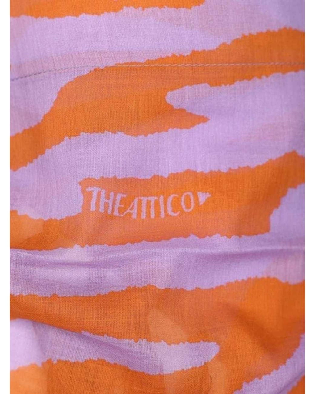 The Attico Red And Pareo