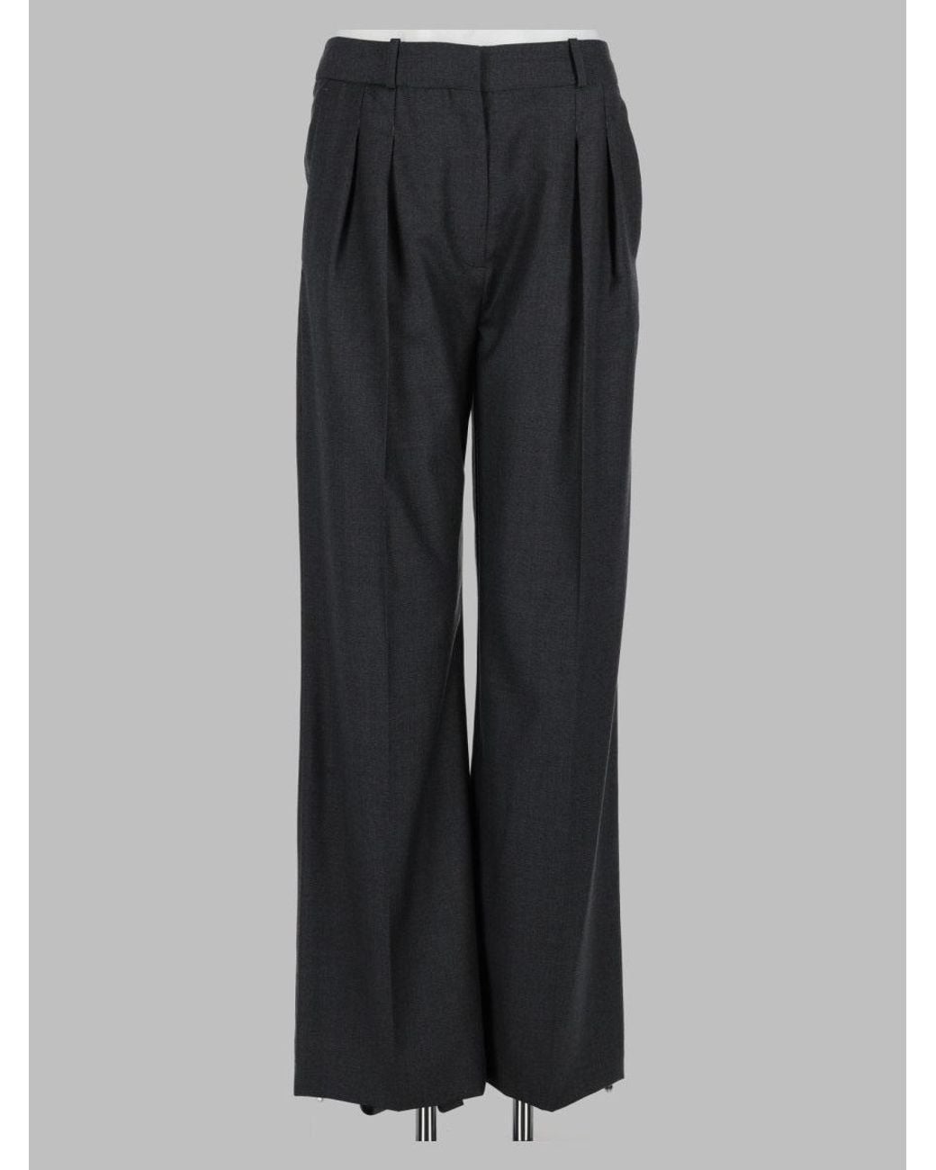 Loulou de Saison Black Virgin Wool Trousers
