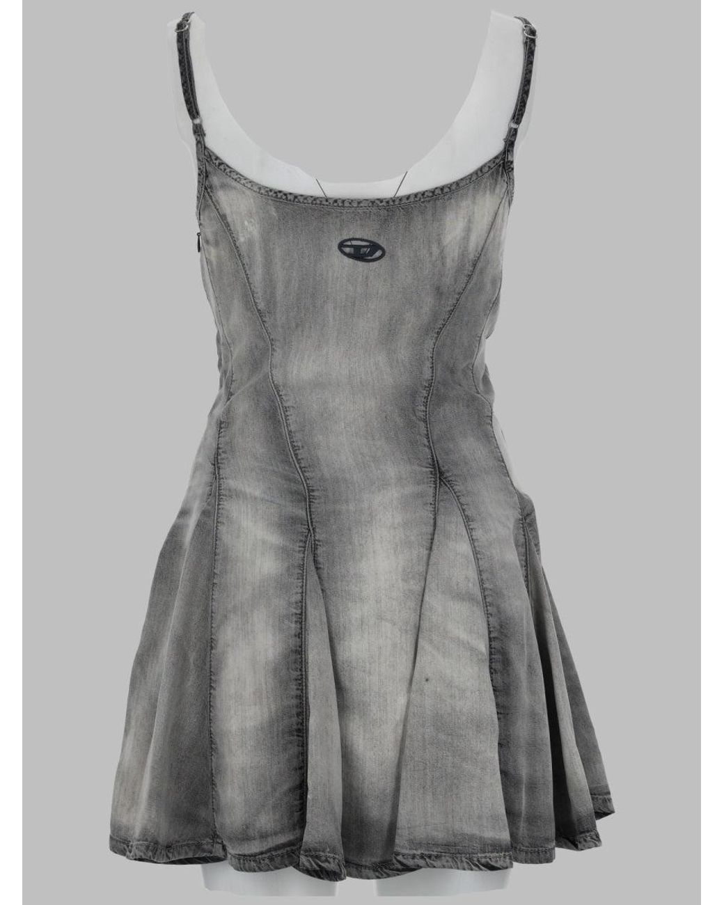 DIESEL Gray Abito Corto "De-Spoky"