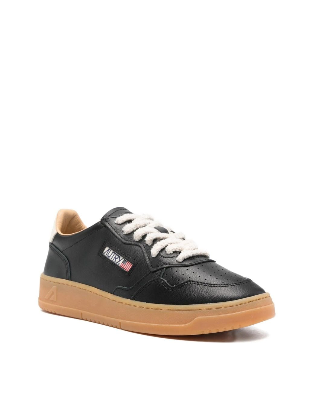 Autry Black Medalist Low Soflea/Nab for men