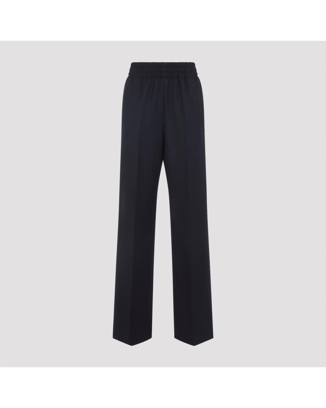 Golden Goose Deluxe Brand Blue Dark Wide-Leg Trousers