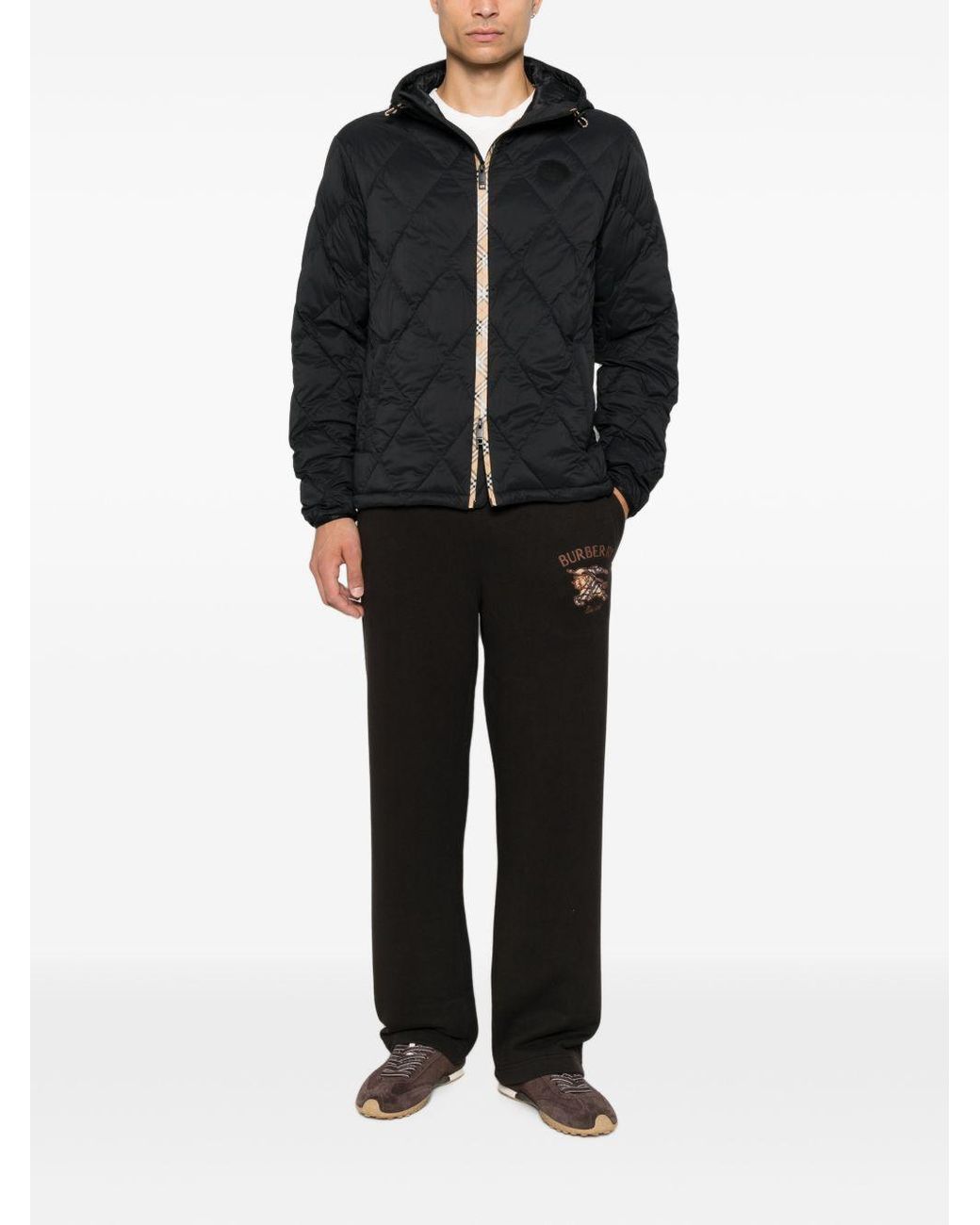 Burberry Black Hescott Nylon Blouson Jacket