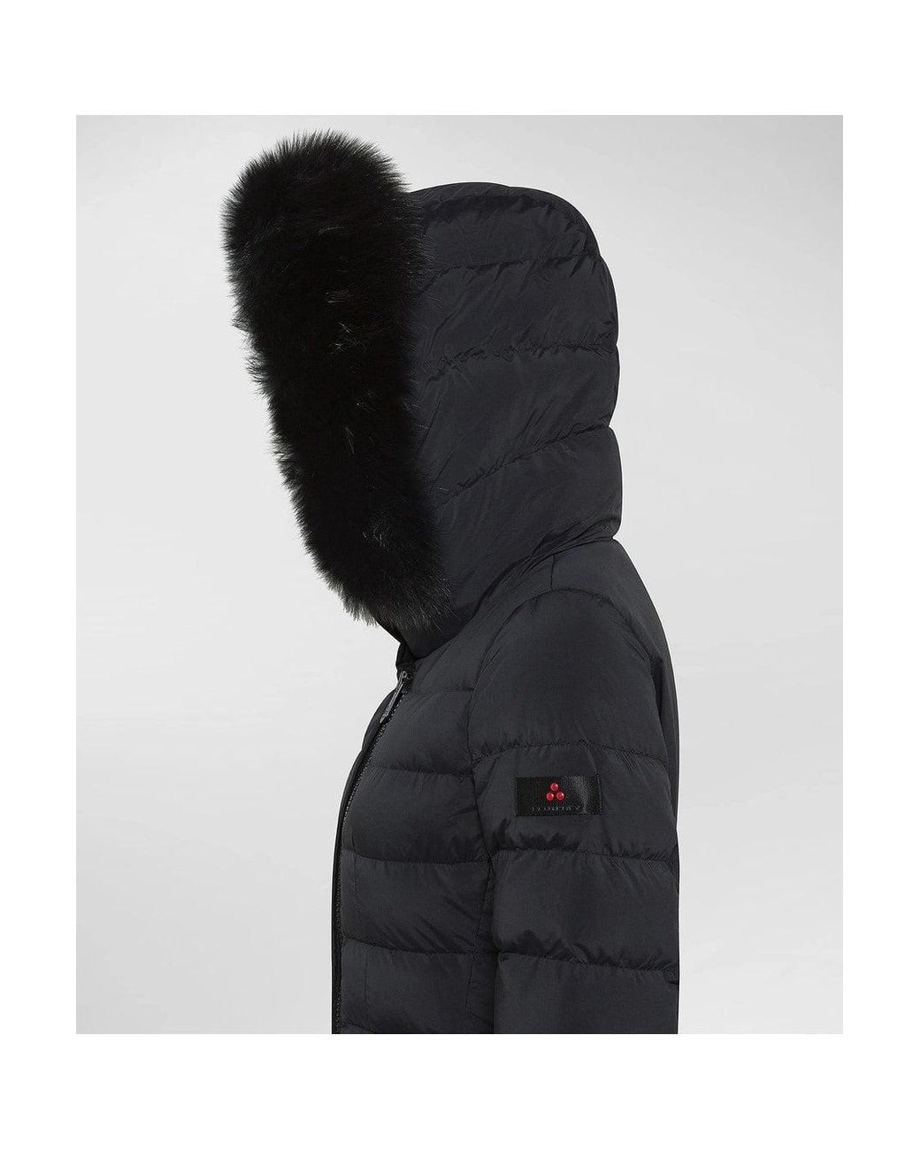 Peuterey Black Technical Nylon Zip-Up Jacket