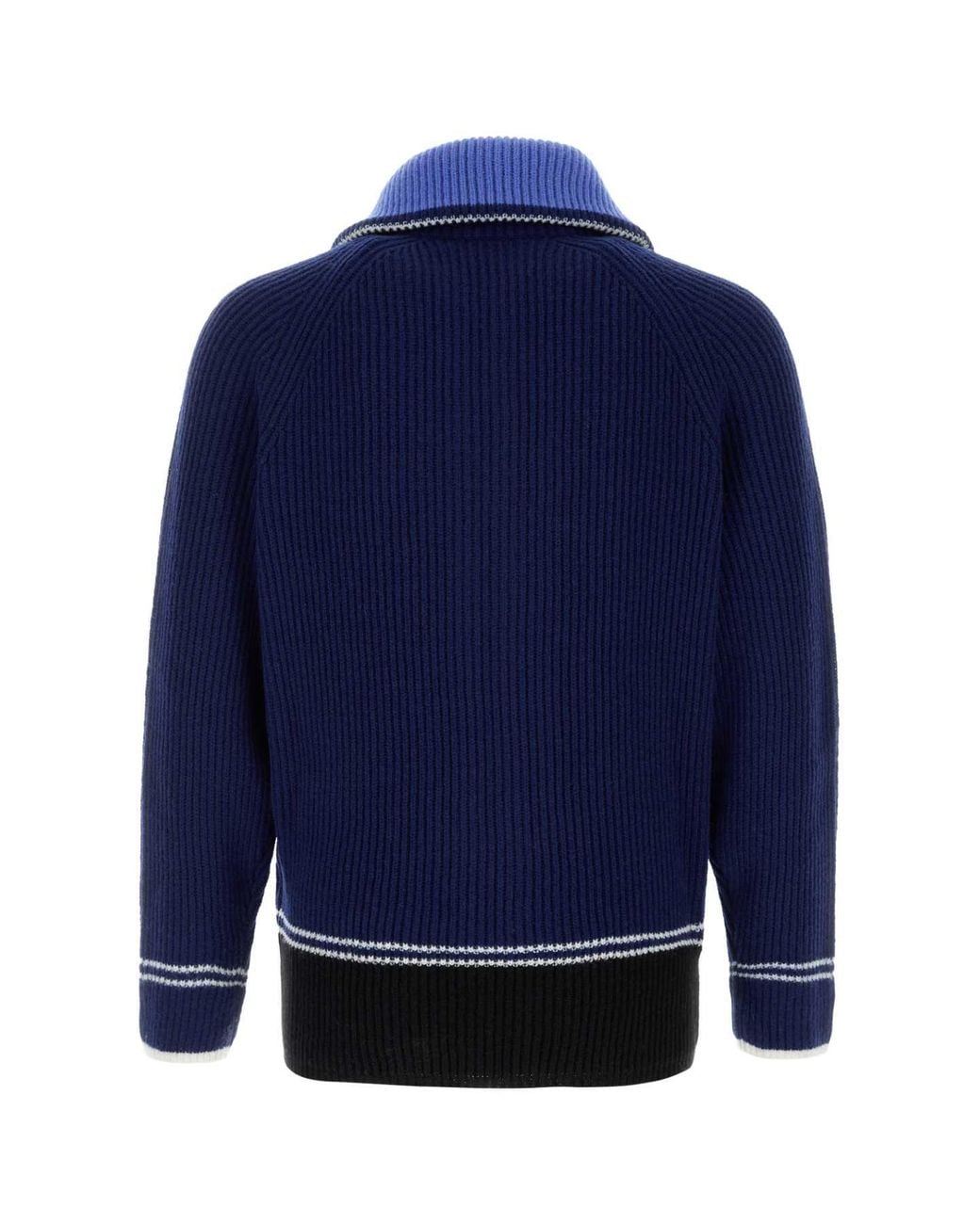 Marni Blue Shirt Collar Cardigans for men