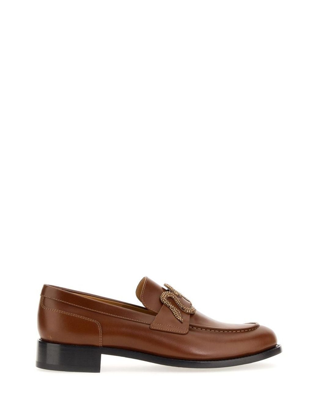 Rene Caovilla Brown Morgana Loafer