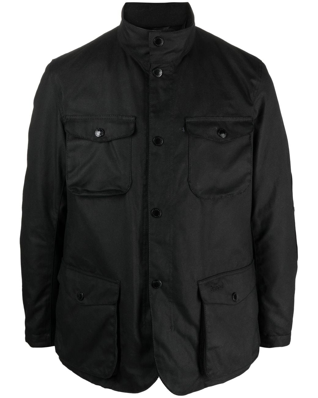 Barbour Black Ogston Wax Jacket