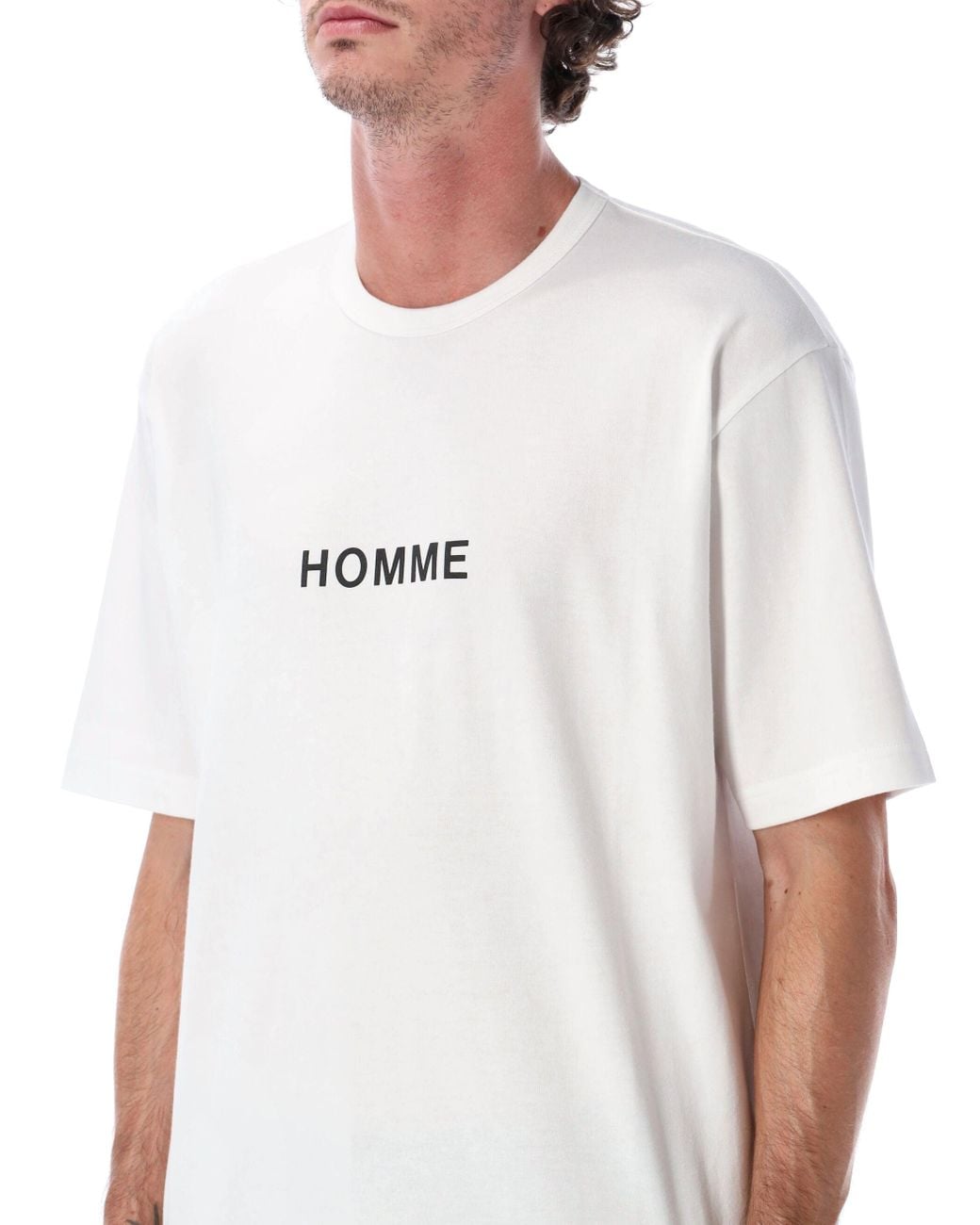 Comme des Garçons White T Shirts And Polos