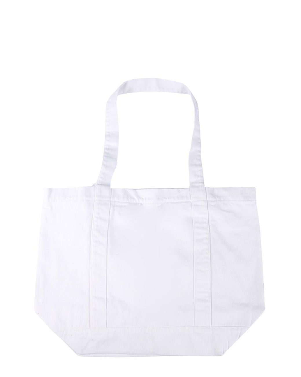 Raf Simons White Logo Shopping Bag