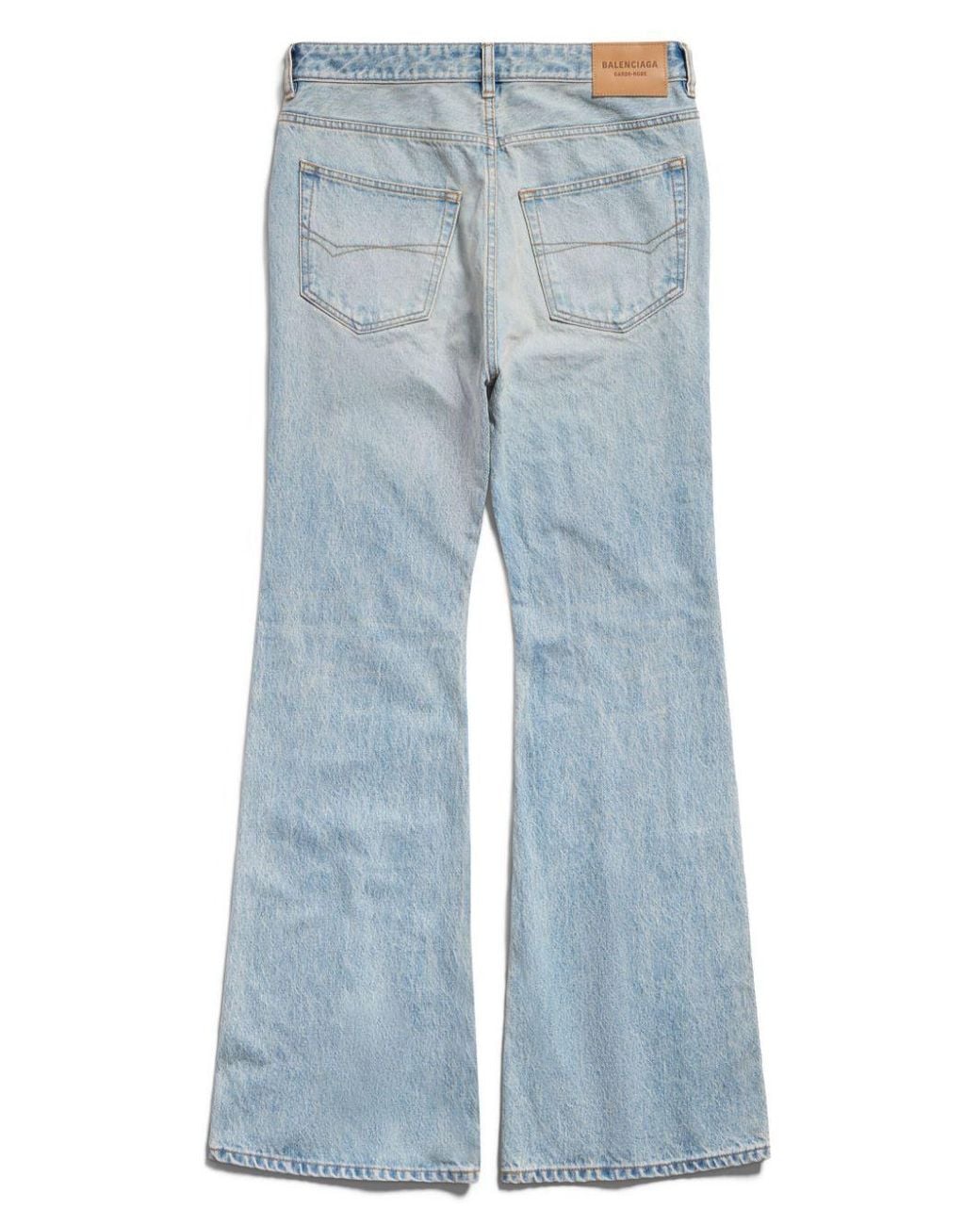 Balenciaga Blue Flared Denim Jeans
