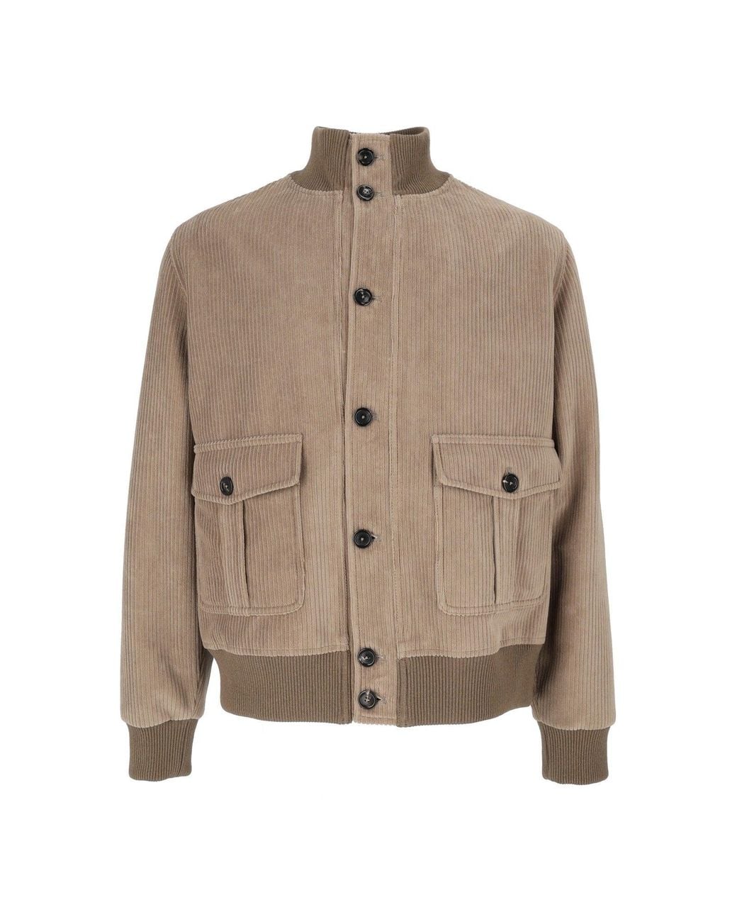 Circolo 1901 Natural Pilot Jacket Tiny C. Micro-Patterned Corduroy Jacket