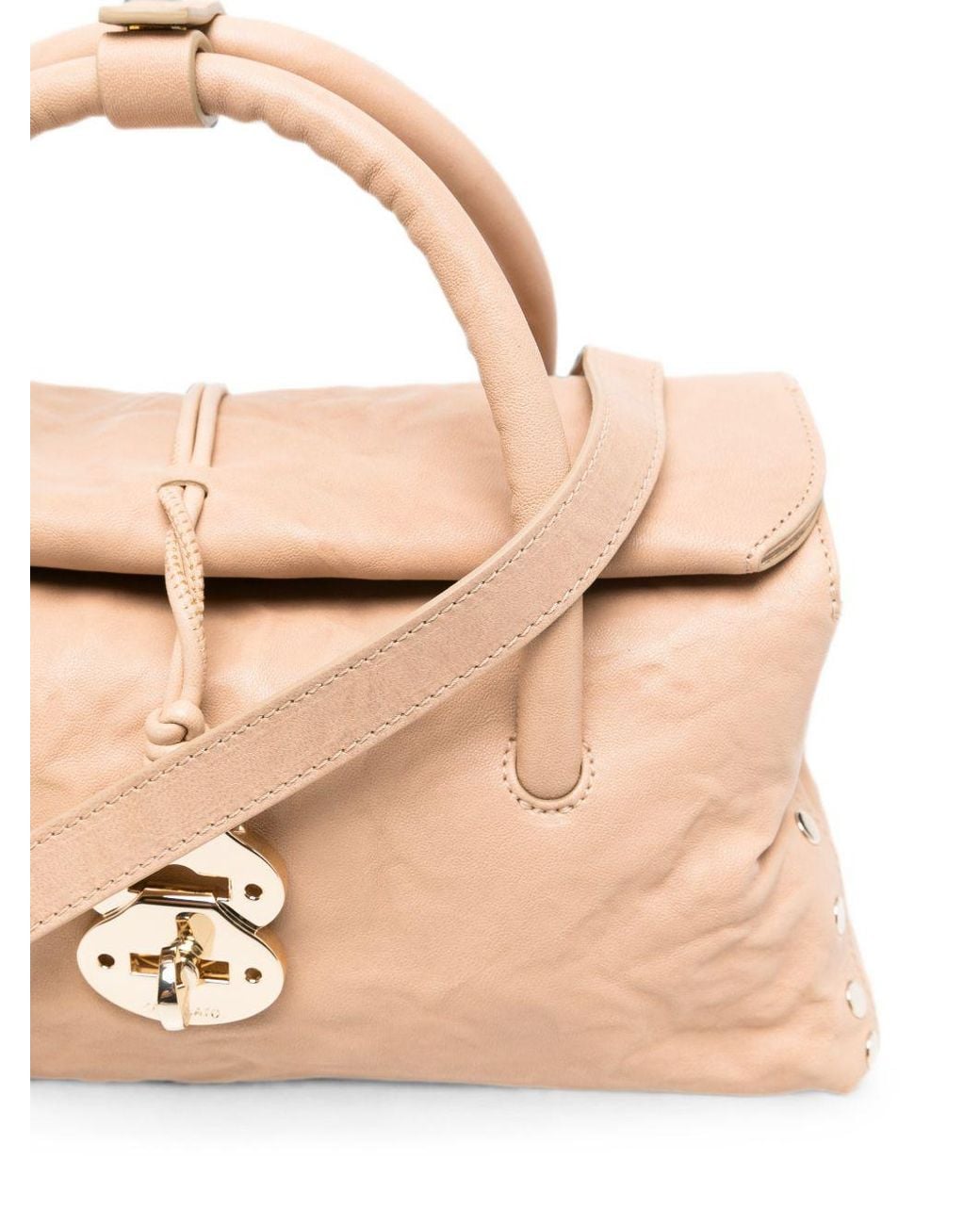 Zanellato Natural Dotta Officina Top Handle Bag
