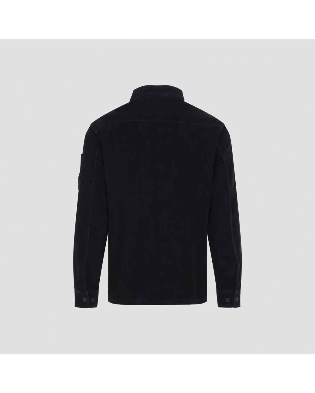 C P Company Blue C.P.Company Cordoury Button Lens Shirt for men
