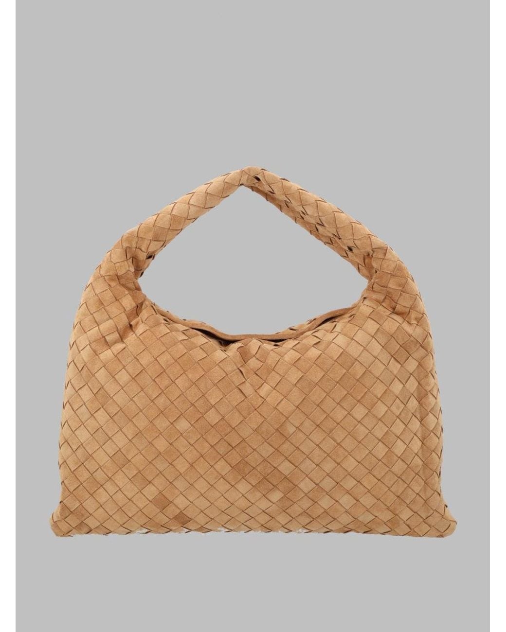 Bottega Veneta Natural Borsa "Hop" Small