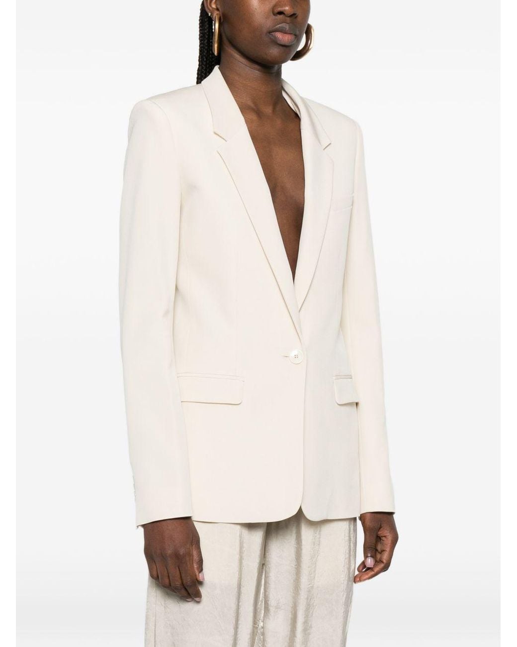 Isabel Marant Natural Feray Single-Breasted Jacket