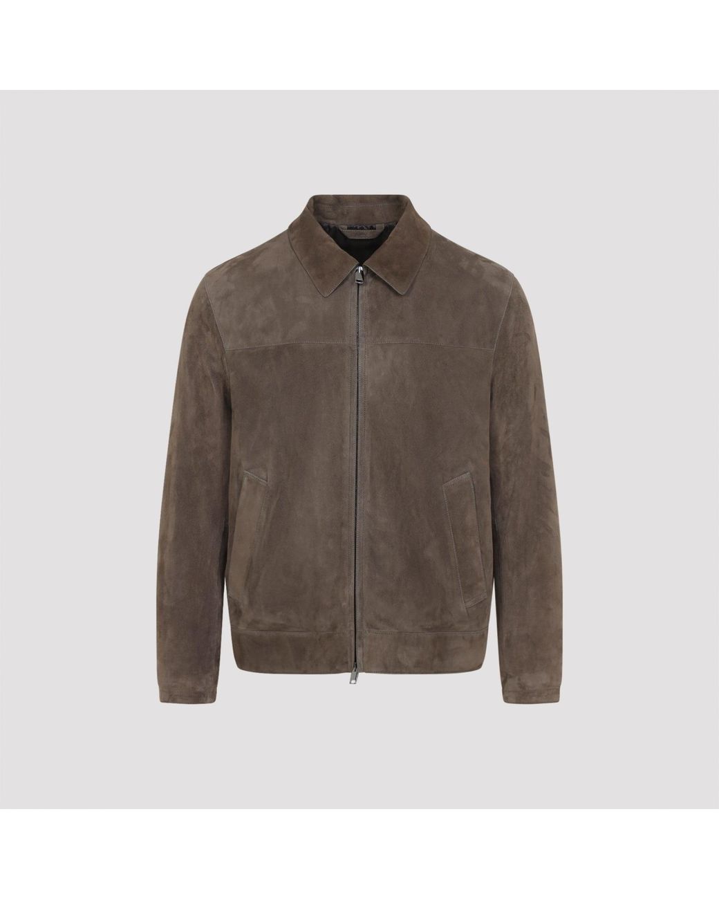 Brioni Blouse Met Overhemdkraag in het Brown voor heren