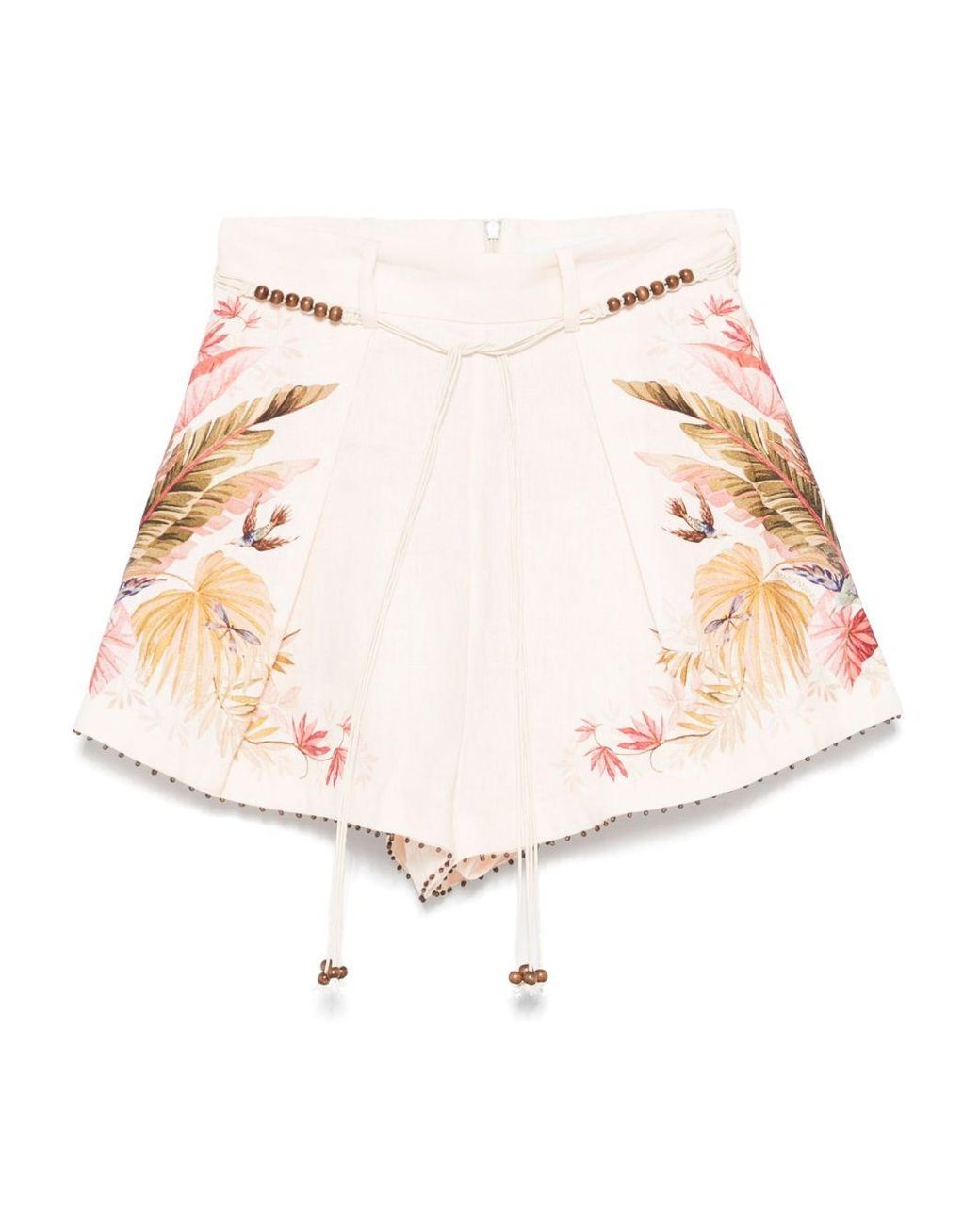 Zimmermann White Shorts