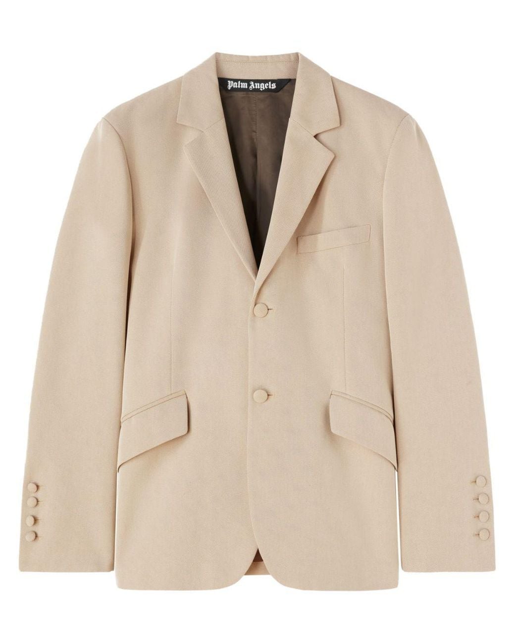 Palm Angels Natural Viscose Blazer for men