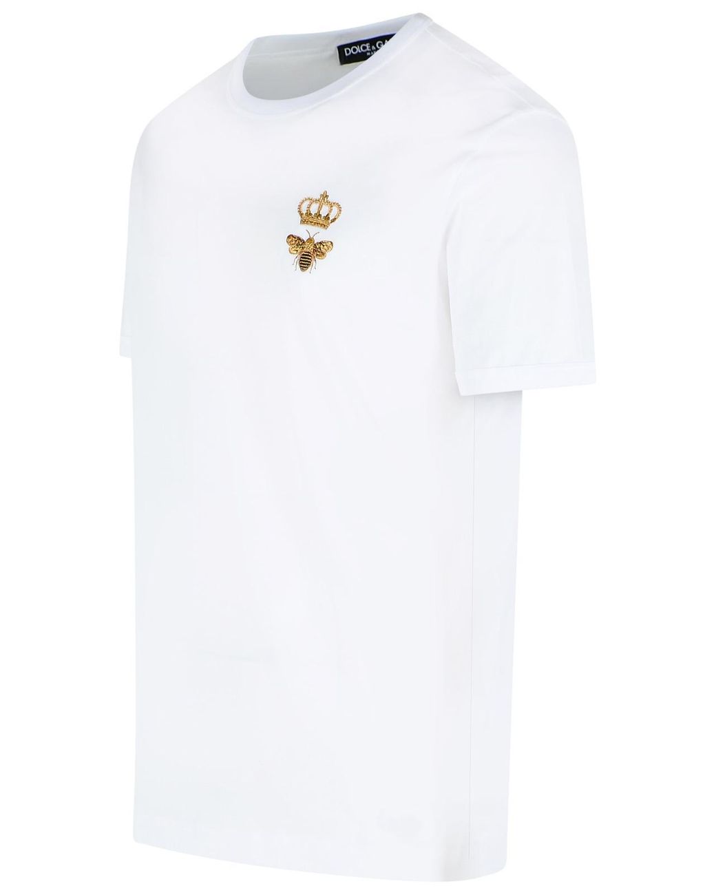 Dolce & Gabbana White Viscose Blend T-Shirt for men