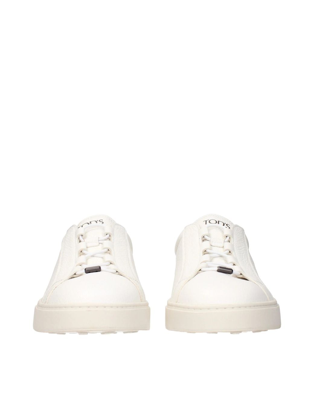 Tod's White Sneakers With Skin