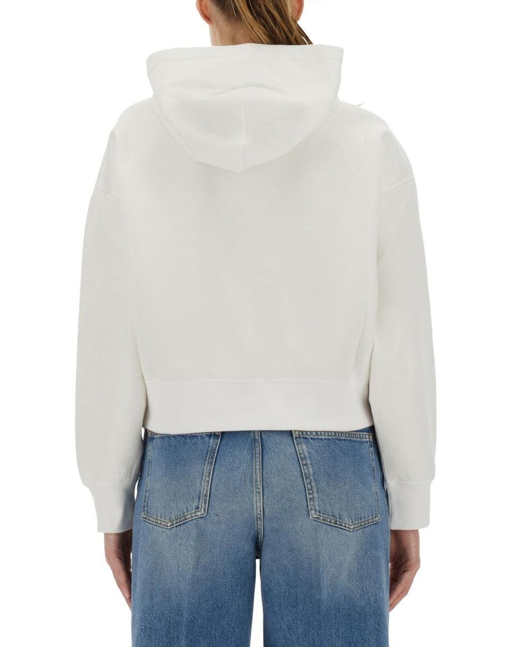 Gucci Blue Printed Cotton Hoodie