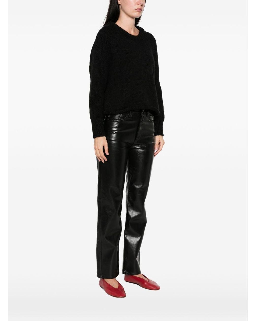 Susanne Bommer Black Wool Crewneck Jumper