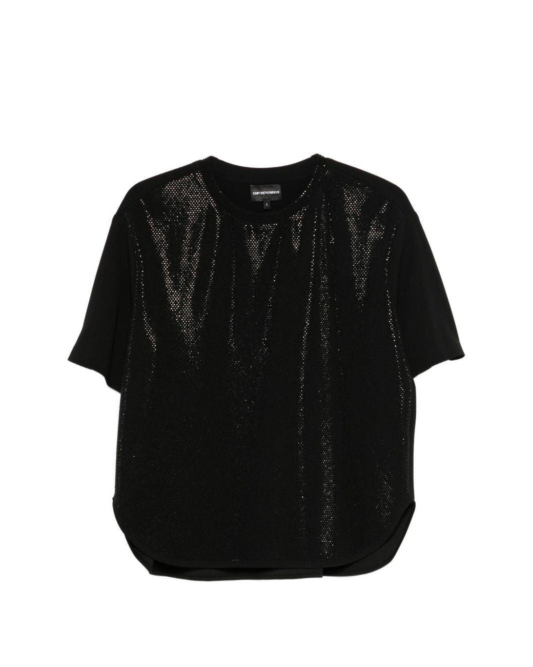 Emporio Armani Black Crewneck Jumper