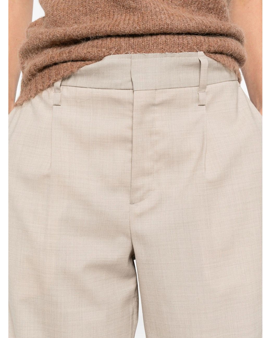 FEDERICO CINA Natural Classic Trousers