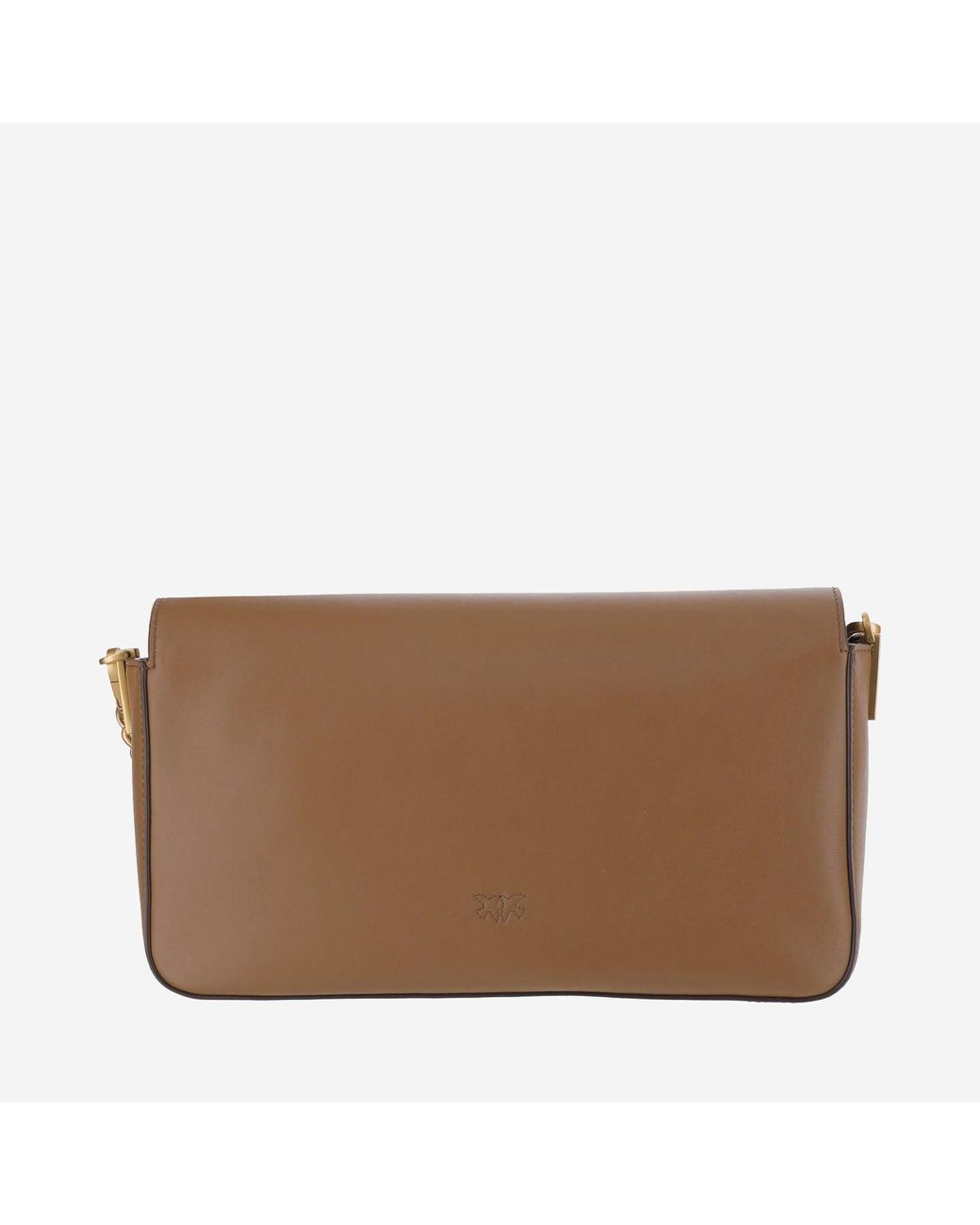 Pinko Brown Logo Cross Body Bag