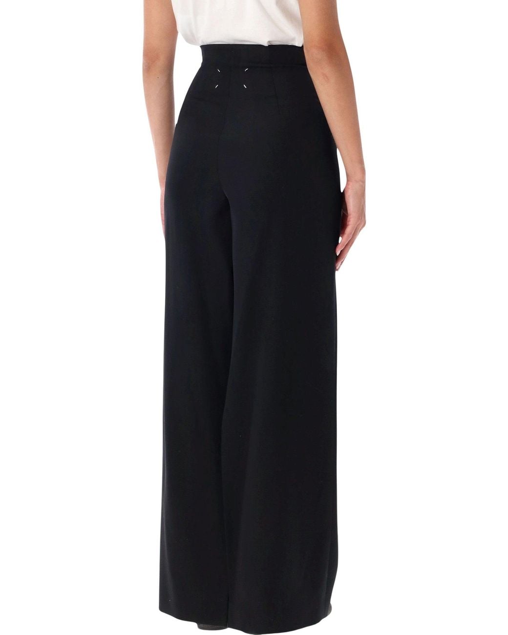 Maison Margiela Black Hybrid Skirt Trousers
