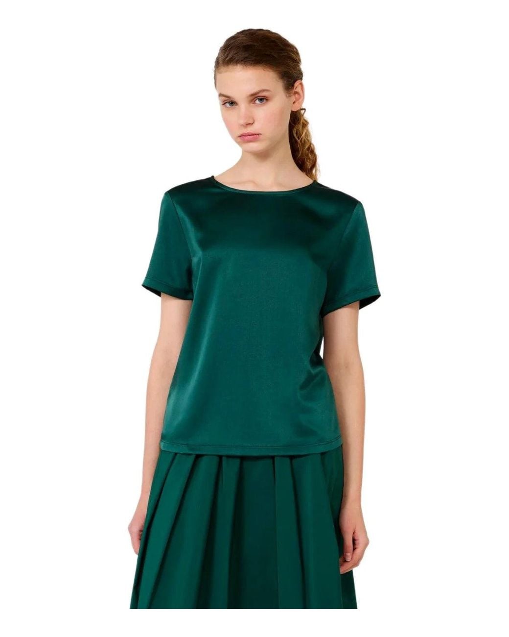 Weekend by Maxmara Green Gilbert Blouse