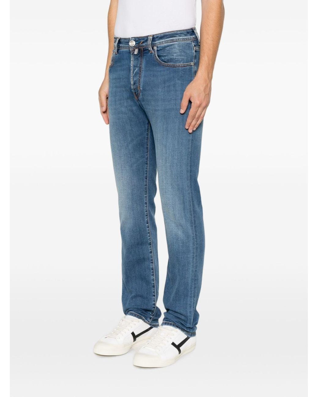 Jacob Cohen Blue Slim Fit Denim Jeans