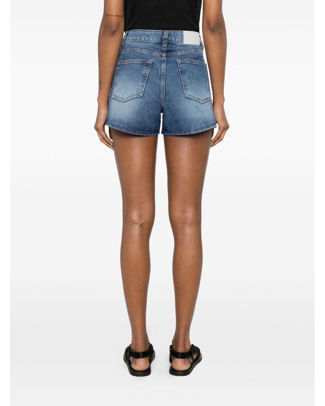 DUNST Blue Denim Mini Shorts