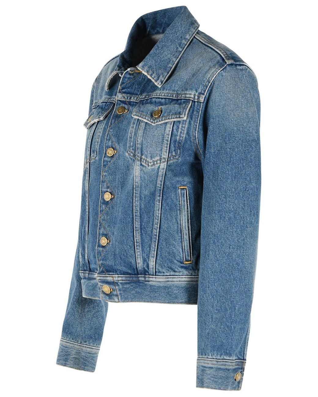 Golden Goose Deluxe Brand Blue Cotton Jacket