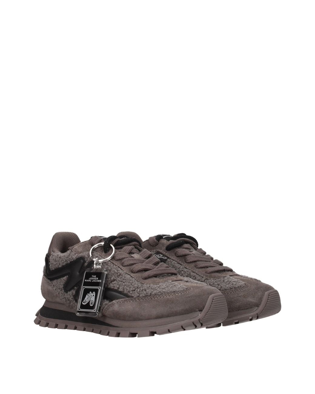 Marc Jacobs Gray Sneakers Donna Pelliccia Grigio